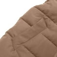 thumbnail image 6 of SELONE Toddler Vest Girls with Pockets Hooded Zipper Solid Sleeveless Cute Clothes Brown 8 Years, 6 of 8