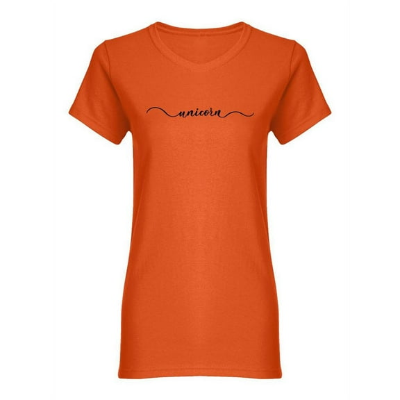 Unicorn Simple Design Shaped T-Shirt Women -Image by Shutterstock, Female x-Large