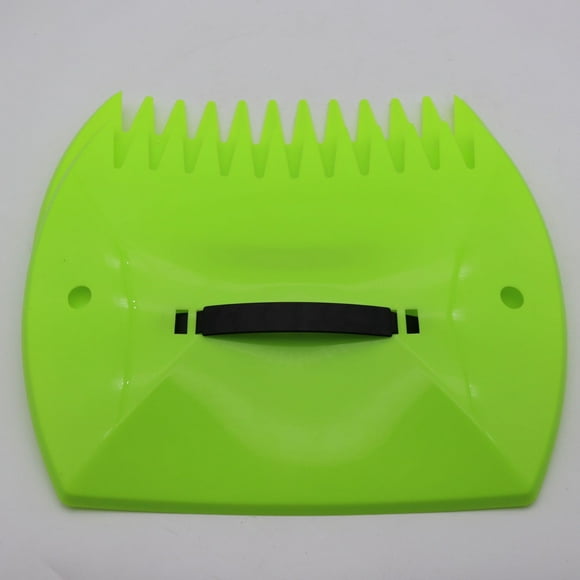 Outdoor Leaf Clip Rake - Ergonomic Plastic Gardening Tool for Collecting Leaves, Grass Clippings & Debris in Yard, Garden & Lawn - Lightweight & Comfortable Handheld Leaf Scooper with Gloves