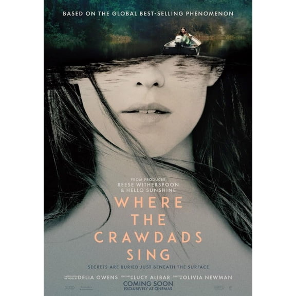Where the Crawdads Sing Movie Poster Quality Glossy Print Photo Wall Art Daisy Edgar-Jones Taylor John Smith Sizes Available 8x10 11x17 16x20 22x28 24x36 27x40 #1 (24x36)