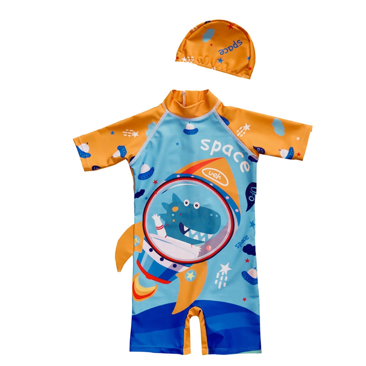Baby/Toddler Boys Swimsuit One Piece Kids Zipper Bathing Suit Swimwear