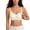 Beige, variant on Nursing Bra Wireless Jelly Support Maternity Bra soft,breathable cups,seamless,comfortable,adjustable straps,nursing clips,pregnancy wear
