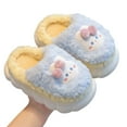 thumbnail image 5 of JAHH Toddler Children Baby Kids Girls Boys Cute Slippers Warm Indoors Shoes Anti-slip Lightweight Home Shoes for Indoor Outdoor Walking ﻿(2.5-3 Years,Sky Blue), 5 of 5