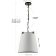 thumbnail image 3 of SAFAVIEH Krelia 13 in. Dia Modern Pendant, Black/White, 3 of 6