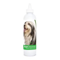 Healthy Breeds 840235197522 8 oz Bearded Collie Ear Cleanse with Aloe Vera Cucumber Melon