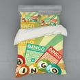 thumbnail image 2 of Ambesonne Vintage Bedding Set 3 Pcs, Pop Art Cards Lottery, Twin, Multicolor, 2 of 3