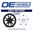 thumbnail image 6 of Single(1) OE Wheels DG65 20x9 Satin Black Rim 5x139.7 19ET, 6 of 6