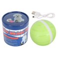 thumbnail image 1 of Cat Toy Ball Fun Interactive Automatic Rotating Bite Resistance Silent Electric Cat Ball with LED Light for Cats Green, 1 of 5