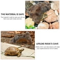thumbnail image 3 of CUITING Reptile Hideout House Decor Aquarium Tortoise Platform Reptile Cave Turtle Basking Rock Glass Container Reptiles Supply, 3 of 6