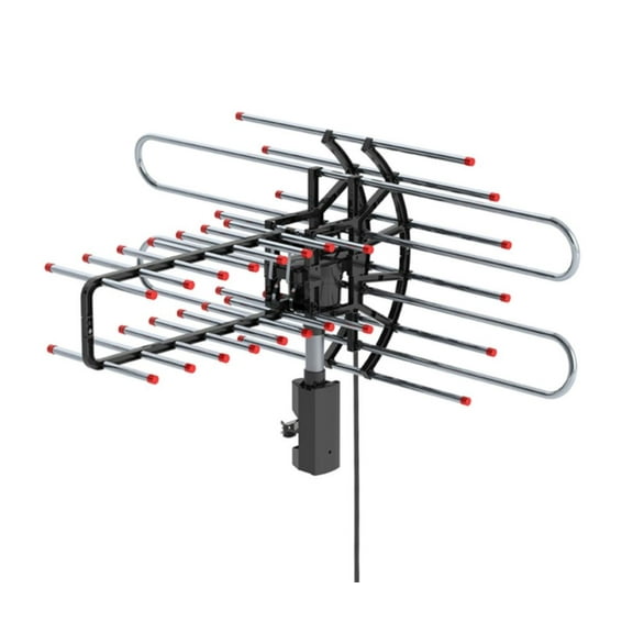 TA-851 Plus 360°Rotation UV Dual Frequency 45-860MHz 22-38dB 42.65ft cable Outdoor Antenna