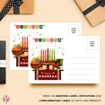 thumbnail image 3 of Happy Kwanzaa – African American Annual Holiday Celebration Postcards, Blank Greetings, Invitations, Complimentary Cards for Gifts and Presents | 80lb Cover (216gsm) | 4" x 6" | 25 per Pack, 3 of 6