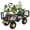 500 lb load capacity | Black + Yellow, variant on Heavy Duty Steel Garden Wagon Cart – Removable Sides, 13" Multi-Terrain Tires, 180° Swivel Handle, Utility Yard Cart for Lawn, Farm, Patio, Gardening
