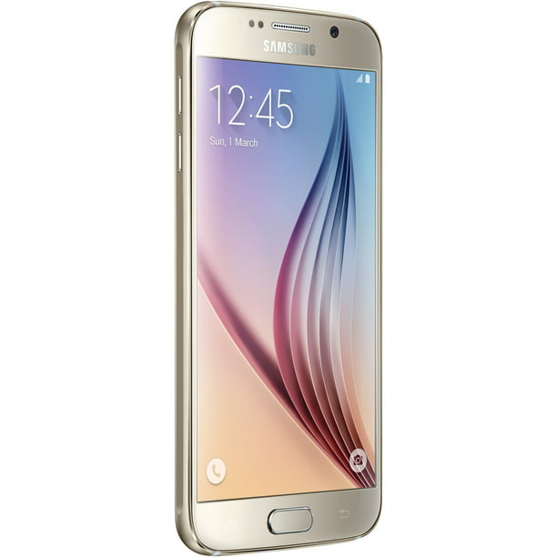 insluiten middelen suiker Samsung Galaxy S6 SM-G920F 32 GB Smartphone, 5.1" Super AMOLED QHD 2560 x  1440, 3 GB RAM, Android 5.0.2 Lollipop, 4G, Gold - Walmart.com