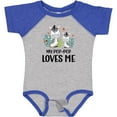 thumbnail image 3 of Inktastic Zebra My Pop-pop Loves Me Boys or Girls Baby Bodysuit, 3 of 5
