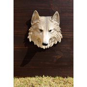 Ebros Direwolf Gray Wolf Mini Wall Decor Timber Wolf Canis Lupus Wall Plaque