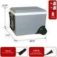 thumbnail image 3 of Koolatron Kool Wheeler Thermoelectric 12V Cooler Warmer 34L, Travel Cooler & Warmer for Car & Outdoors, 3 of 9