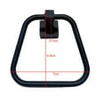 thumbnail image 2 of Trapezoidal Stainless Steel Towel Ring Bathroom Wall Mounted Round Towel Ring, 2 of 8