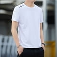 thumbnail image 3 of Men's short-sleeved summer ice mesh short-sleeved T-shirt outdoor sports and leisure short-sleeved quick-drying breathable thin bottoming short-sleeved, 3 of 7