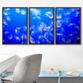 thumbnail image 2 of wall26 Framed Canvas Print Wall Art Set Blue &amp; Yellow Tropical Coral Reef Ocean Fish Nature Animals Photography Realism Rustic Landscape Colorful for Living Room, Bedroom, Office - 16"x24&qu, 2 of 5