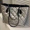thumbnail image 3 of Bolso de mano para mujer bolso informal con asa superior bolso bandolera hinchado de moda bolso Hobo de invierno, 3 of 9