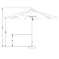 thumbnail image 4 of California Umbrella Venture 11' Bronze Market Umbrella in Dolce Mango, 4 of 5