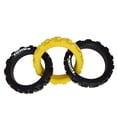 thumbnail image 3 of Juguete de Goma Tonka Amarillo Negro Resistente al Agua para Razas Medianas Grandes, 3 of 6