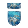 thumbnail image 2 of HELLHERO Sea ​​Turtle Polyester Fabric Toilet Seat Cover Replacement & Washable and Reusable Toilet Lid Seat Cover & Fits All Toilet Shapes for Bathroom Home Soft, 2 of 8