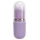 thumbnail image 2 of Cepillo para polvo de uñas en forma de cápsula, portátil, retráctil, de fibra artificial, para rubor, morado, 2 of 14