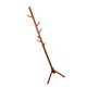 thumbnail image 1 of Brown Vertical Storage Clothing Rack Made of Synthetic Material for Use Adds More Space, 1 of 3