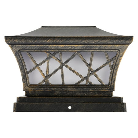 

Outdoor Solar Fence Post Light Fence Deck LED Solar Light Garden Decoration