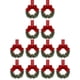 thumbnail image 2 of Corona Navideña Pequeña 1/4 Piezas Minicorona para Gabinete 11 8 Pulgadas (12 Piezas), 2 of 9