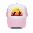 thumbnail image 1 of Sunset Offline Dinosaur Snapback Cap Chrome Disconnected Internet Dinosaur Baseball Caps Pixel Cloud Cactus Trucker Hats YP07956-60cm for adult Gao Jinjia LED, 1 of 2