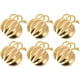 thumbnail image 4 of 6pcs Chic Style Halloween creativo creativo Forma de calabaza Diseño Anillos de servilleta (Dorado), 4 of 6