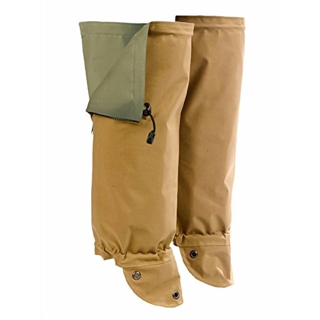TurtleSkin Serpentarmor Guêtres Réversibles (Kaki/sauge, Régulier)