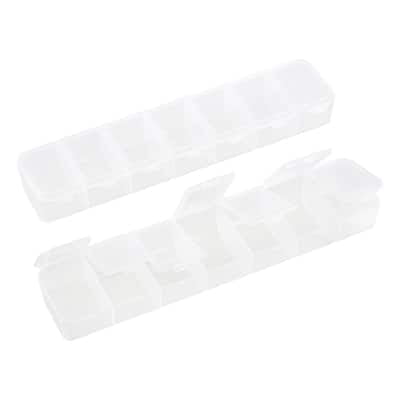 12 Packs: 3 ct. (36 total) Clear 7-Compartment Jewelry Storage Boxes by Bead Landing