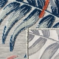 thumbnail image 4 of SAFAVIEH Cabana Jane Botanical Indoor/Outdoor Area Rug, Grey/Rust, 5'1" x 7'6", 4 of 6