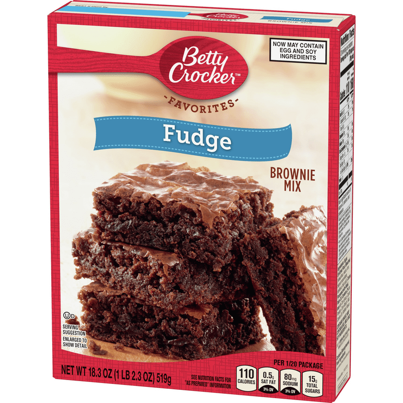 Betty Crocker Fudge Brownie Mix Family Size 18 3 Oz Walmart Com Walmart Com