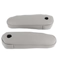thumbnail image 5 of Funda para reposabrazos de asiento, 2 piezas de microfibra de cuero sintético para tarjetas de inserción, funda para reposabrazos de asiento de coche, funda de cuero sintético(GRIS), 5 of 5