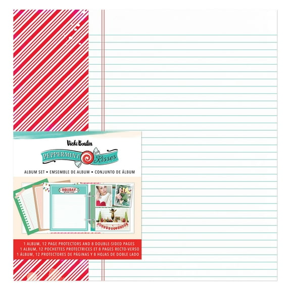 Vicki Boutin Peppermint Kisses Album Set 6"X8"