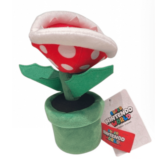 Universal Studios SUPER NINTENDO WORLD Piranha Plant Plush Toy New With Tag