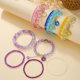 thumbnail image 4 of Elegant Stretchable Daisy and Tassels Bracelet Set Multilayered Wristchains Stackable Handchain Jewelry for Daily Wear, 4 of 4
