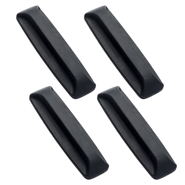 BESTYASH 2Pares Manijas Adhesivas Para Puertas De Plástico Negro Para Muebles Y