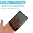 thumbnail image 4 of Bolsas de malla fina para medios de filtro de acuario Unique Bargains, bolsas con cremallera para filtro de carbón activado y resina, negras, 5.9 x 3.9 pulgadas, 4 of 6