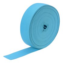 Uxcell Elastic Bands for Sewing 1.1 inch 10 Yard Lake Blue Knit Elastic Spool for Wigs, Waistband, Pants