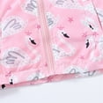 thumbnail image 6 of Coerni Baby Boys Windbreaker Hooded Jacket Kids Cute Waterproof Outwear Lightweight Print Raincoats Zip Up Button Down Coat, 6 of 9