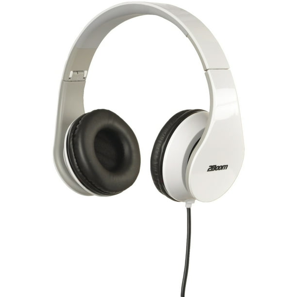 2BOOM HPM100W HPM100 Professional Sound Bluetooth Headphones (White