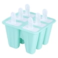 thumbnail image 2 of Moldes de silicona para helados ecológicos, herramientas para hacer helados DIY para el verano, 6 rejillas, 2 of 12