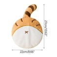 thumbnail image 3 of Xihbxyly Toalla de Gato con Dibujos Animados, Suave Forro Polar, Bonito Diseño de Cola, Alta Absorción de Agua, para Colgar y Ahorrar Espacio, Ideal para Decorar La Cocina o El Baño, 22 X 27 Cm., 3 of 6