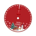 thumbnail image 3 of Cubierta de base para falda de árbol de Navidad de 90 cm, decoración navideña, falda para árbol de Navidad Estilo D, 3 of 9