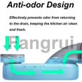 thumbnail image 4 of For Low Profile 1pcs Trap Flexible Bathtub Shower Drain Pipe Flat P Trap Free Standing Tub Drain For, 4 of 5